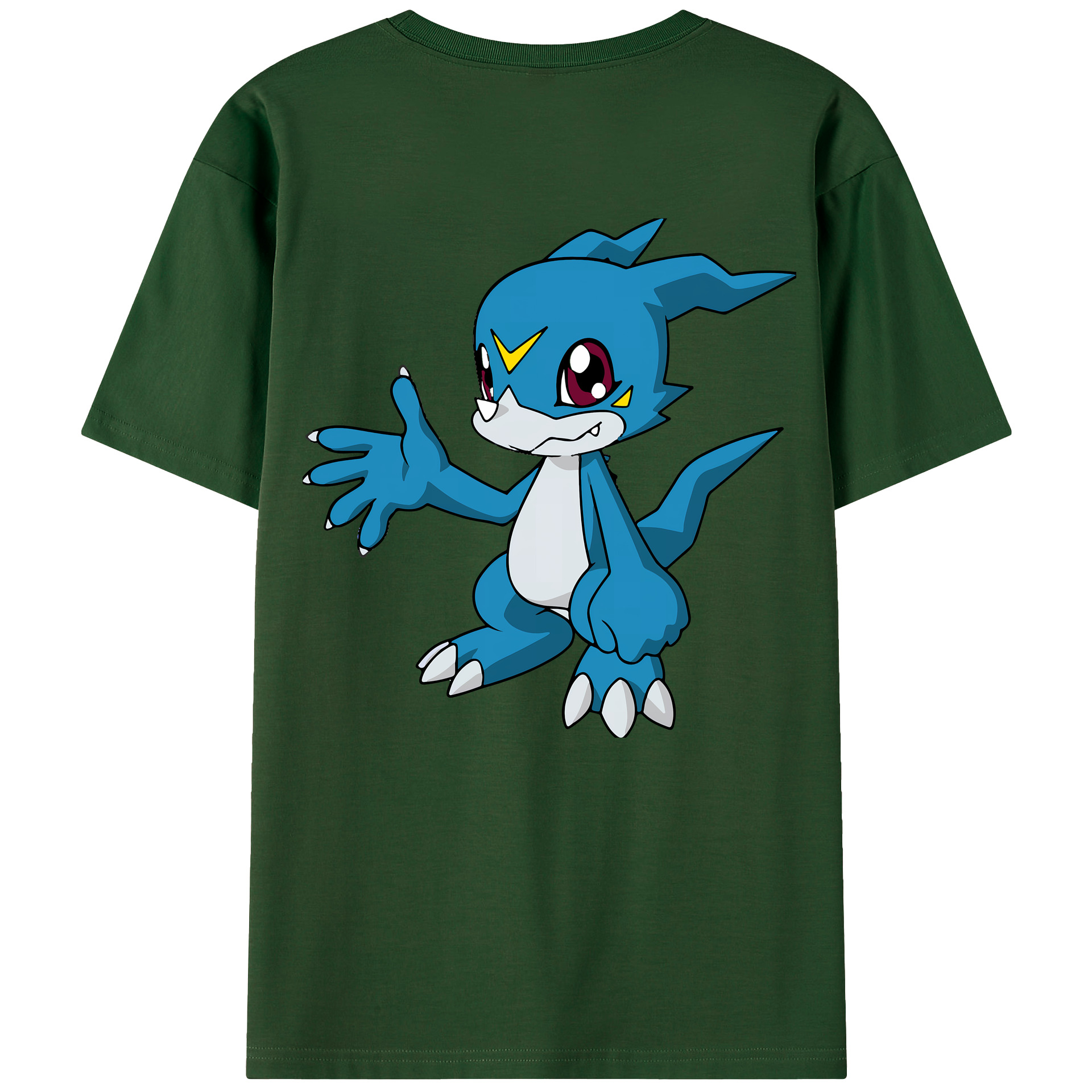 （画像用） Digimon デジタルモンスター/デジモン 綿100％半袖Tシャツ（背面プリント）